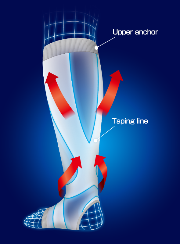 Upper anchor tapping line